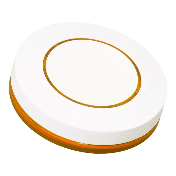 Wireless Remote Control Switch Mini Round 433MHz 315MHz Copy Transmitter EV1527 Learning Code Gate Garage Door Switch Yellow 2x0.5 Inches / 50x12 mm