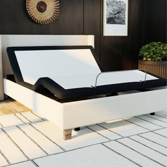Wireless Remote Controlled Queen Adjustable Base With Zero And Metal Construction