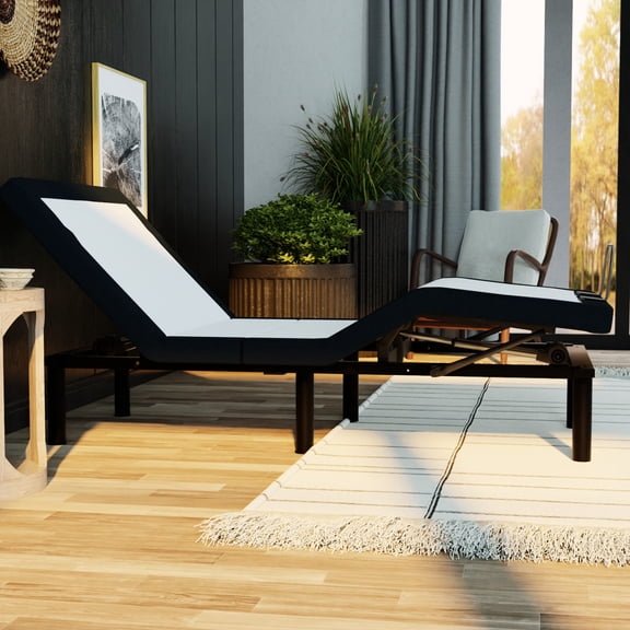 Wireless Remote - Controlled Twin XL Adjustable Base / Effortless Bed Adjustment