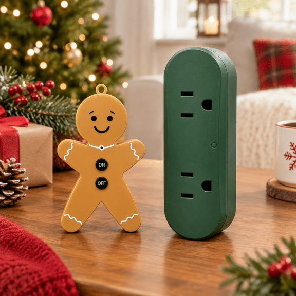 Wireless Remote Formas Tree Lights Gingerbread Man Lighting Controller On Off Touch(1 Pack)