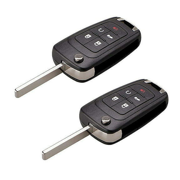 Wireless Remote Key Fob with Built-in Chip 5 Buttons, Fast Response, for Buick Encore 2014-2021 OHT01060512 (2-Pack)