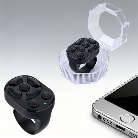 Wireless Remote for TikTok YouTube Instagram Shorts, Multi-Function Touch Control for Hands-Free Photos & Videos