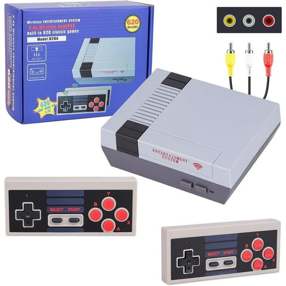 Classic Retro System and 2 Classic Controllers,HDMI Output Plug and Play Video Machines