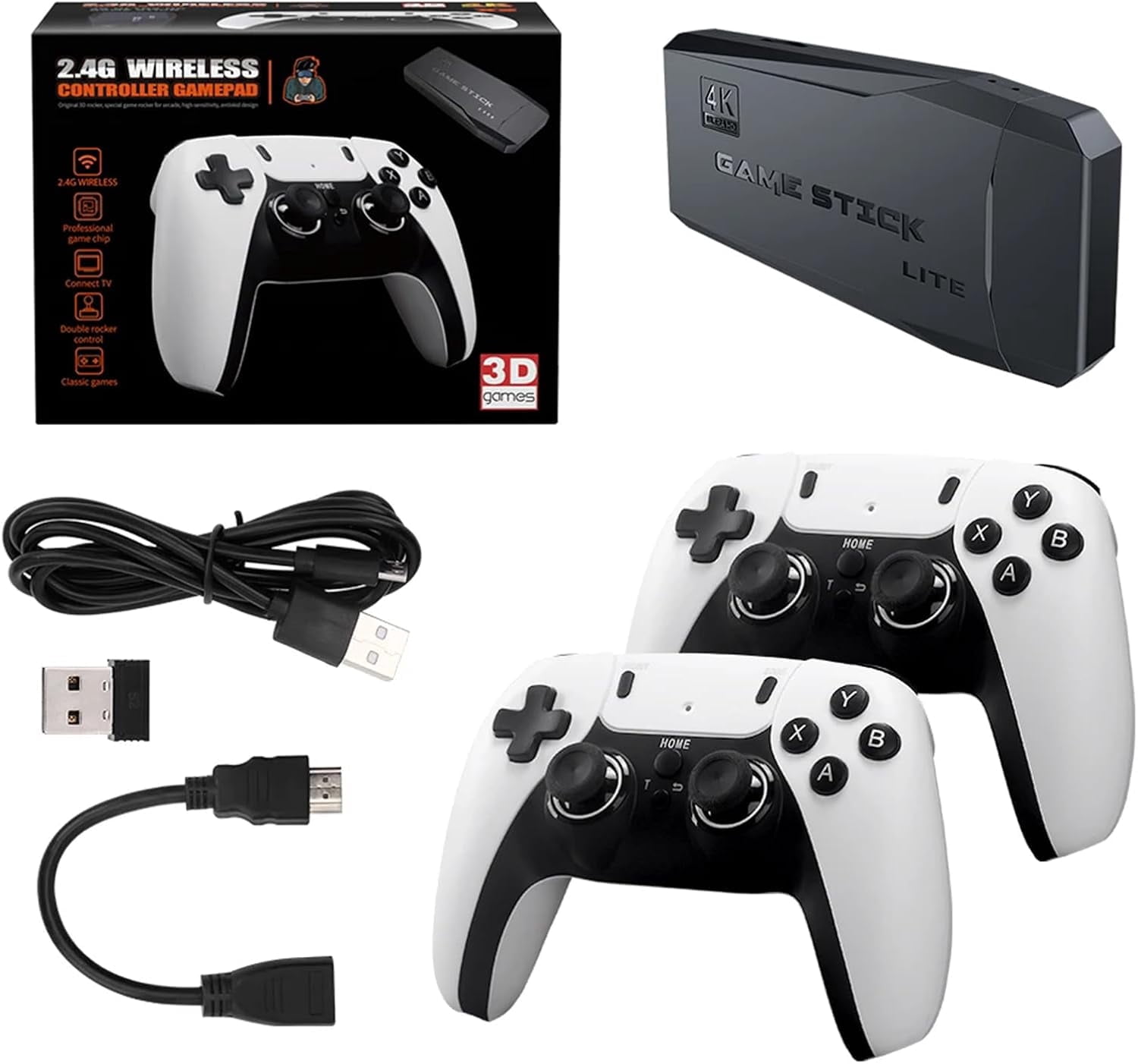 Retro Game Stick With 24,500+ Classic Games - Plug & Play Console For TV (GREDS)