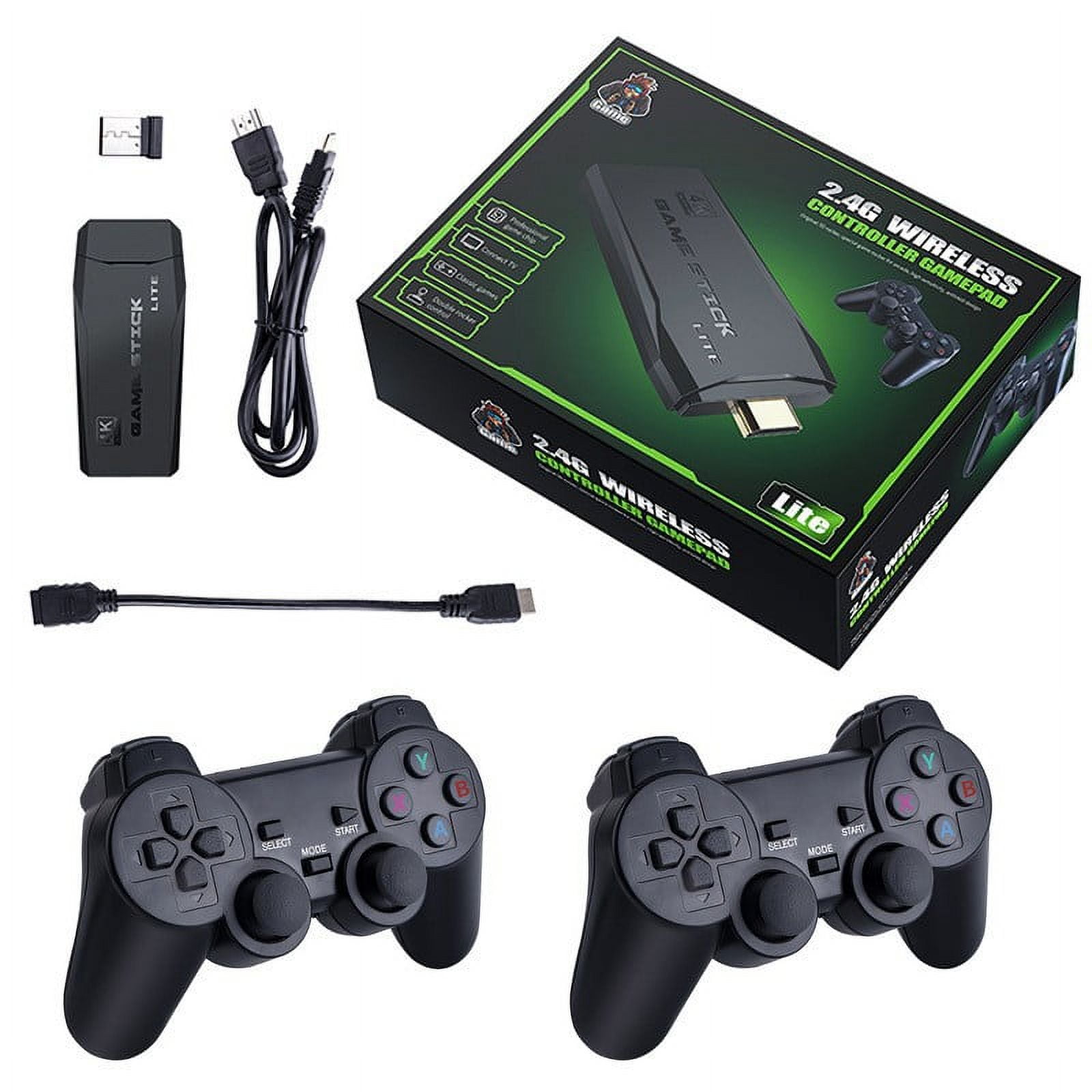 Wireless Retro Gaming Console, 9 Classic Emulators, Plug and Play Video