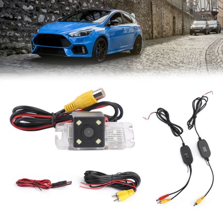 Wireless Reverse 4LED Camera Fit For FORD MONDEO/FIESTA/FOCUS HATCHBACK/S-Max