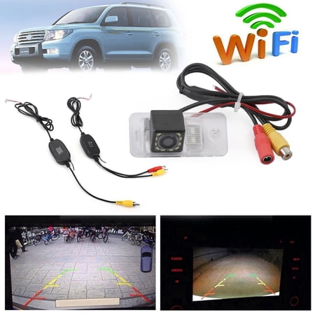 Wireless Reverse Camera 12LED for Audi A8 A6 A4 A3 Q7 S5 S6 S8 RS4 RS6 A4L/Q5/A5