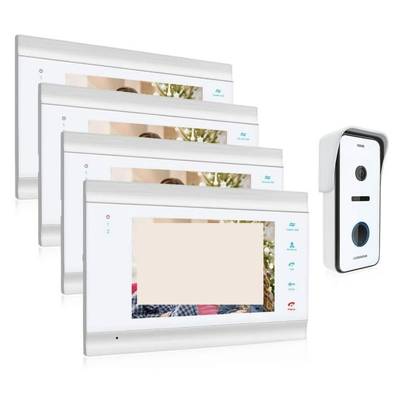 Wireless Ring Doorbell, 7 Inch HD1080P Video Door Phone Intercom System With High Definition Wired Doorbell Camera Support Unlock
--------
HD Video
