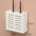 thumbnail image 2 of Solid Wood WiFi Router Storage Box - Wall Mounted Network Organizer 2 of 2