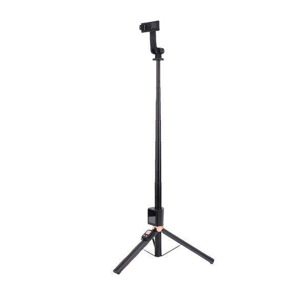 Wireless Screen Mirroring Selfie Stick Tripod with 66.9 inches / 170 cm Extendable Phone Stand, 360 Degree Rotating Remote Control and Rear Camera View Monitoring Screen for iOS and Android