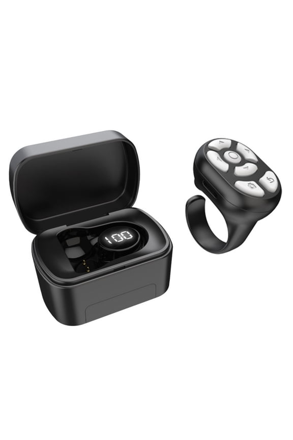 Wireless Scrolling Ring for Smartphones BT 5.3 Technology Ensures Seamless Connectivity