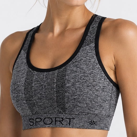 Wireless Seamless Bra for Women JIANLAI Comfort Padded Activewear Top, Moisture Wicking Training Bra for Running Yoga Fitness, Multiple Color Options