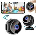 thumbnail image 1 of Wireless Security Camera, 1080P Mini Wifi Camera for Home, 360° Panoramic View, Motion Detection Alert, 2-In-1 Indoor Camera with Night Vision, Stay Connected Anywhere, 1 of 9
