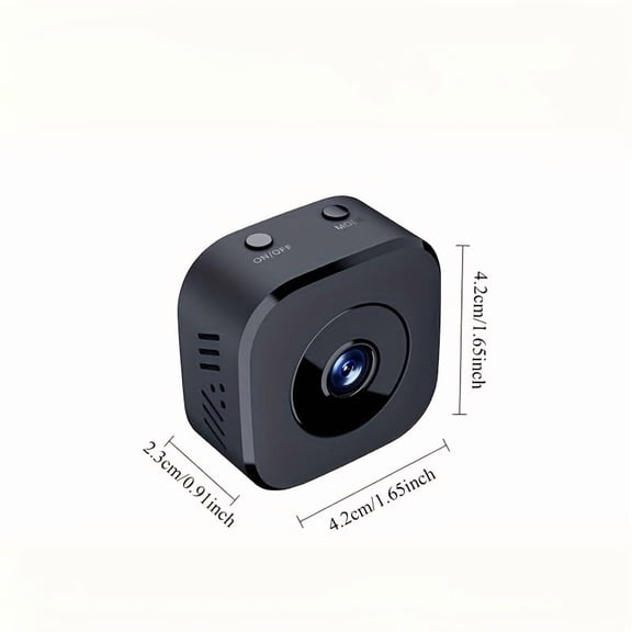 Wireless Security Camera 360 Rotating Wide-Angle Lens 2.4Ghz WiFi for Home Office Pet Indoor Outdoor Use