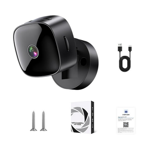 Wireless Security Camera for Home, Indoor Wifi Camera with Night Vision, 1080P Hd Pet Camera, 2.4G Wifi Smart Cam for Baby Monitor, Motion Detection, Compact Design