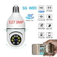 thumbnail image 1 of Wireless Security Camera, WIFI IP Camera, E27 Light Bulb 1080P HD Security Monitor Cam with Infrared Night Vision, White (Supports Only 5GHz Wi-Fi), 1 of 16