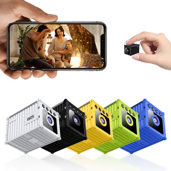 Wireless Security Camera WiFi Indoor Surveillance Camera with Night Vision and Wide Angle Home Pet Monitor Five Colors Are Available for Selection