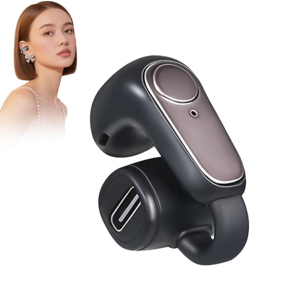 Wireless Single-ear Clip-on Bluetooth Earphones