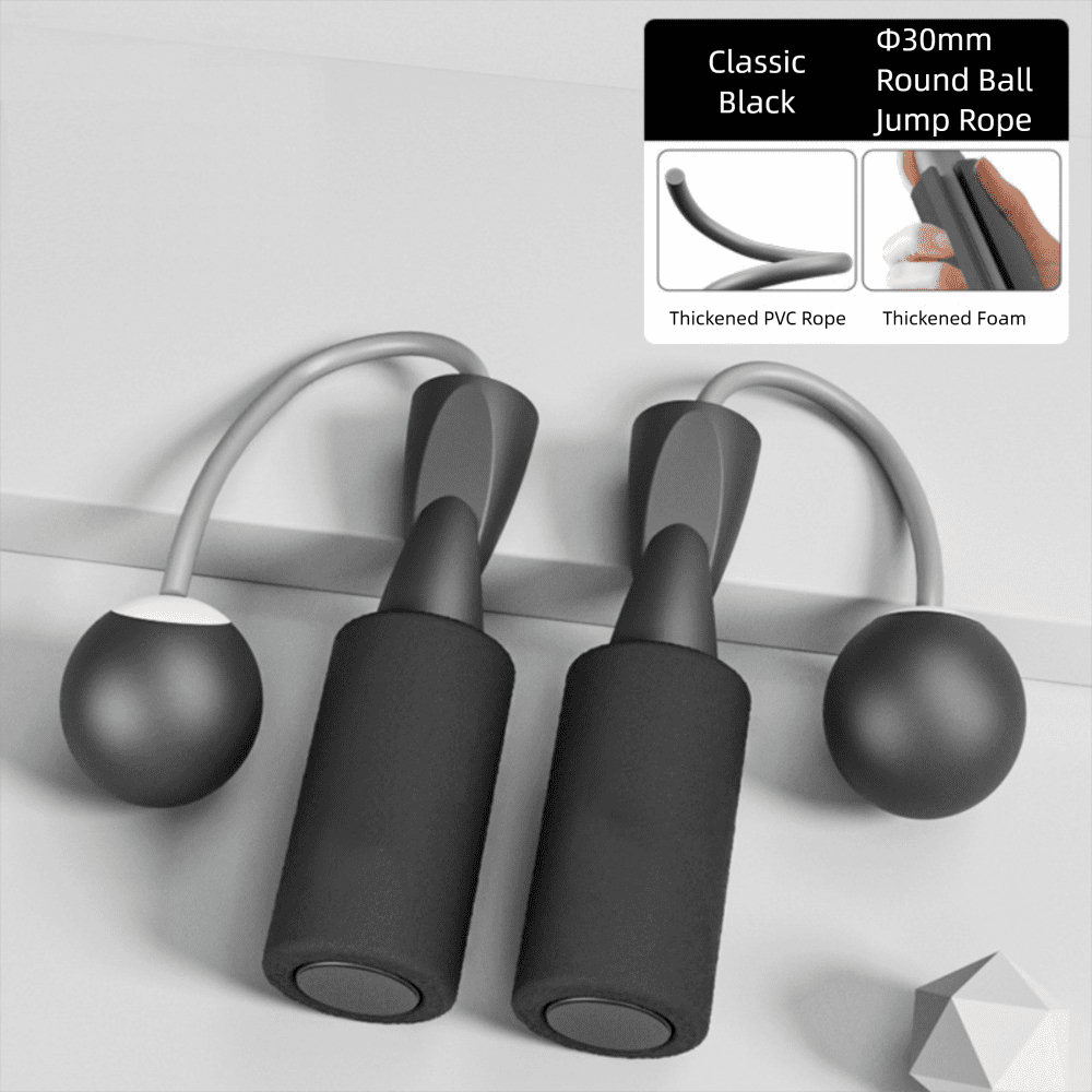 Wireless Skipping Rope Double Bearing Silent Weighted Indoor Outdoor Fitness Training Dual-use Rope-Free Exercise Equipment