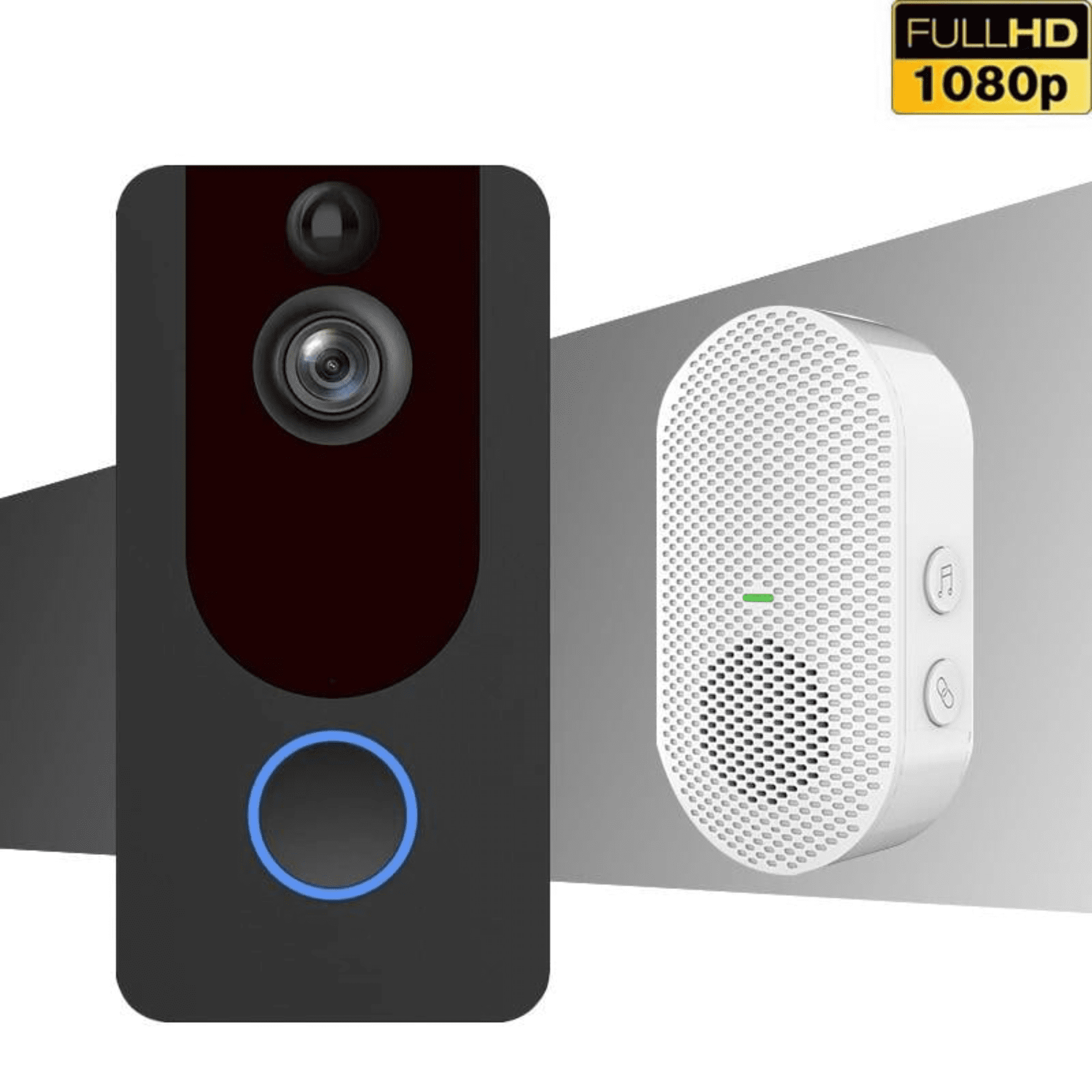 Wireless Smart Doorbell, 1080P Video Doorbell Camera North