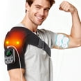 thumbnail image 1 of Wireless Smart Shoulder Massager - Electric Heating with 3 Gears & 6 Temp Levels for Muscle Relaxation, 1 of 15
