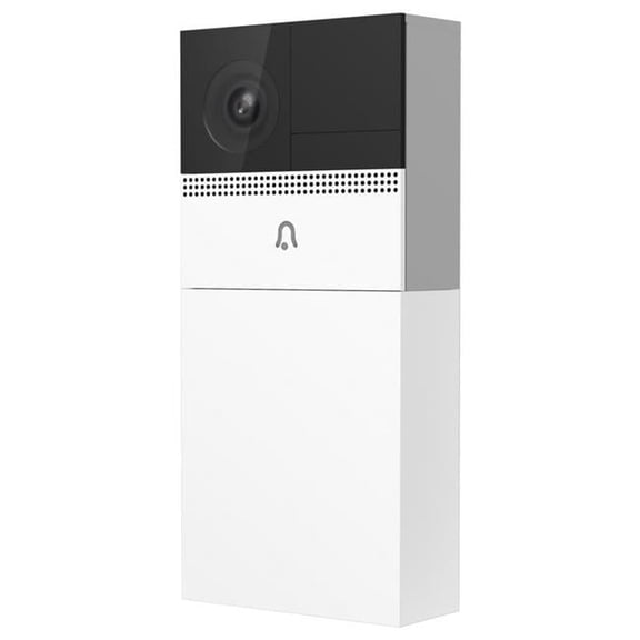Wireless Smart Video Doorbell - White - Compact Design - HD Video