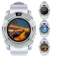 thumbnail image 1 of Wireless Smart Watch Phone V8 Touch Bluetooth Wrist Watch for Android iOS, White, 1 of 3