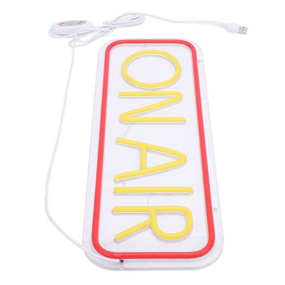 Wireless Smart Wireless Smart On Air Neon Sign, Plastic Acrylic Neon Night Light Decor USB Powered for Game Room for Live Streaming
