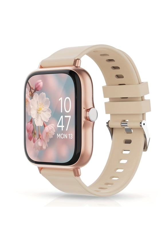 Wireless Smartwatch with 1.83'' HD Touchscreen – Smart Notifications, Sleep Tracking, Multi-Sport Modes, Large Battery | Compatible with iPhone & Android | Fitness Watch for Men & Women