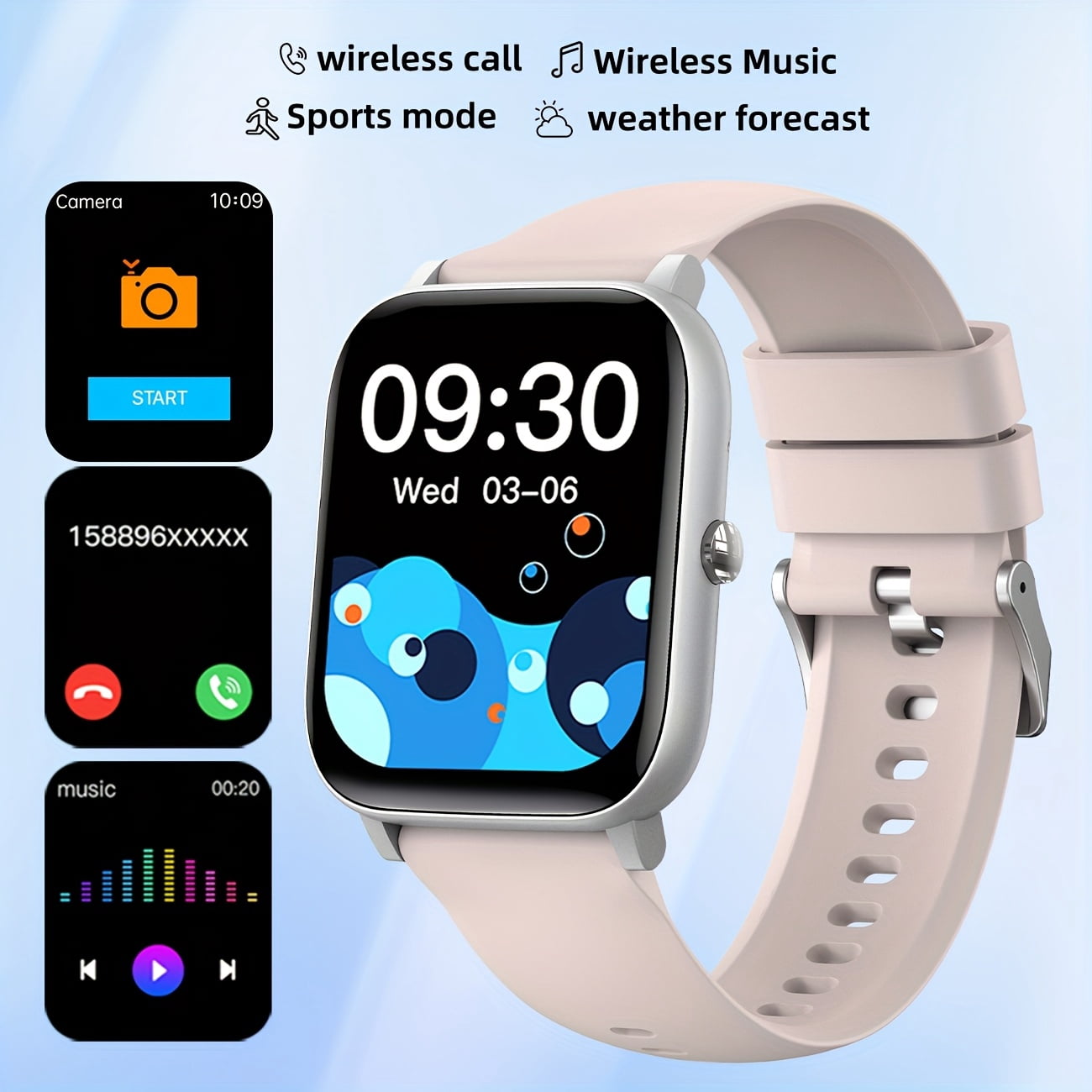 [Wireless Smartwatch] Wireless 5.0 Smartwatch with 1.85 Inch TFT ...