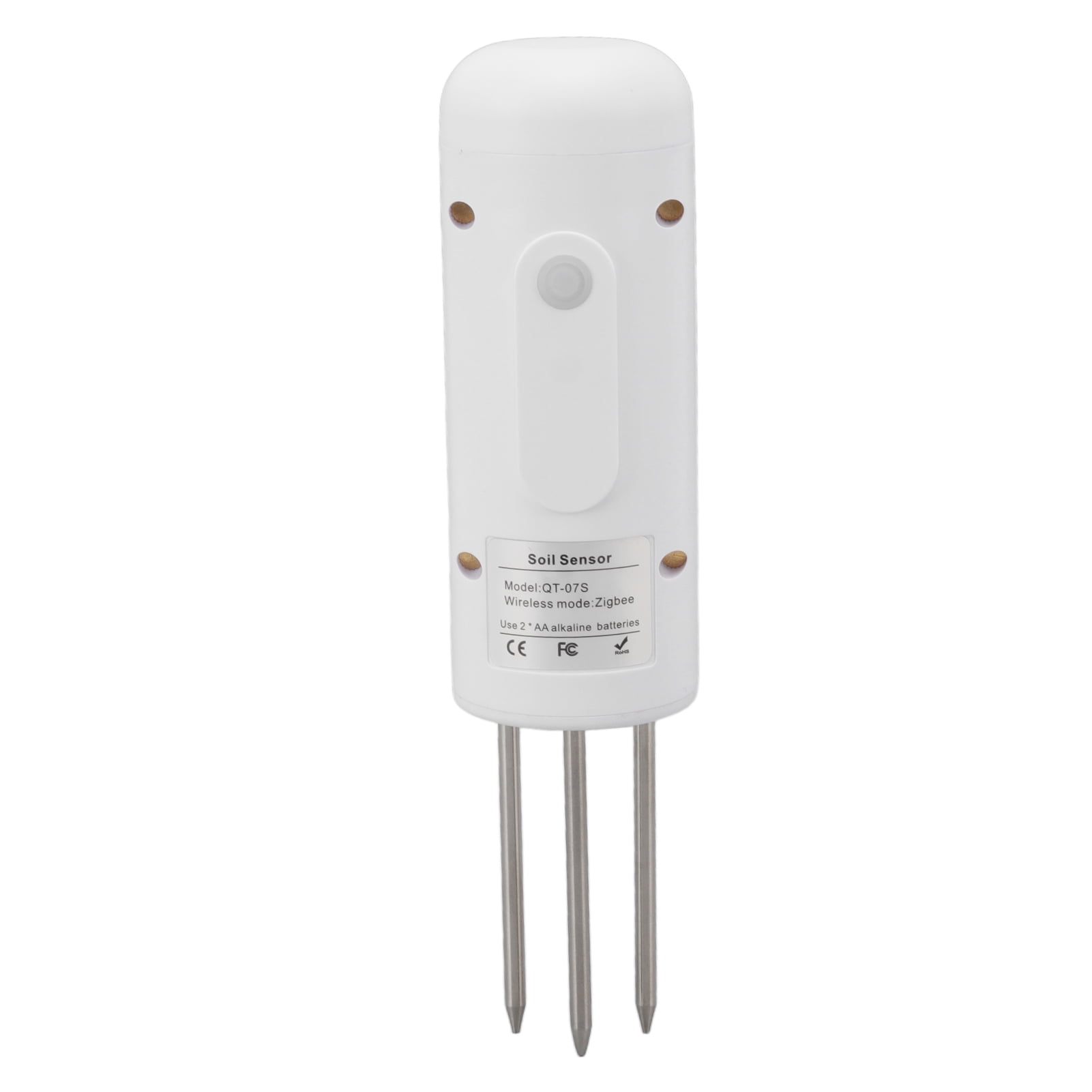 Wireless soil sensor temperature and humidity measuring tool for zigbee