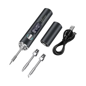 Wireless Soldering Iron Pen with Fast Charging 260-420℃ Ranging Auto Sleep Mode & Ergonomic Grip for Precise Work