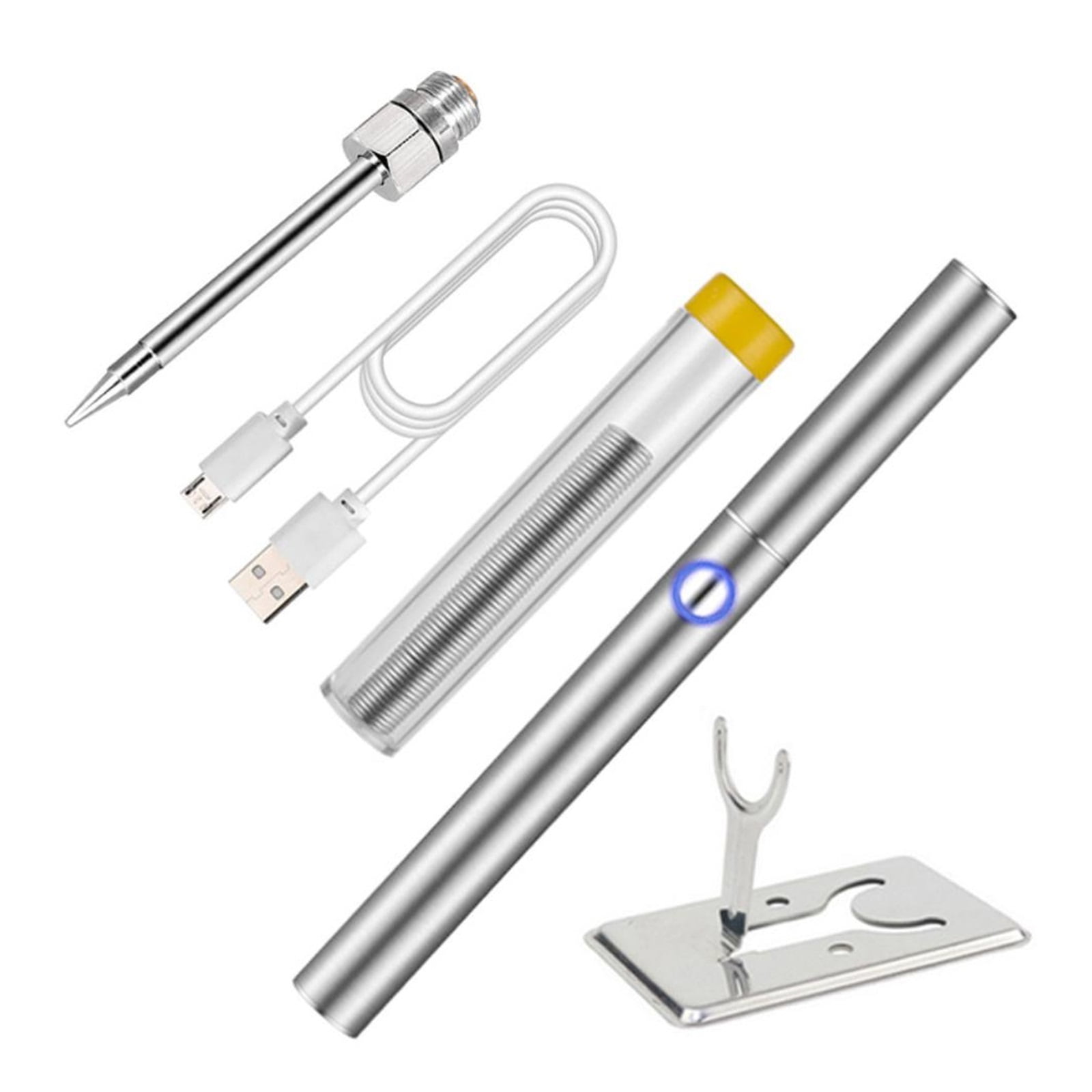 Wireless Soldering Iron Tool Set, Portable USB Rechargeable Welding Pen ,Home Welding Solder Repair Pen Electric Heating Tools ,Portable