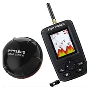 Wireless Sonar Fishing Alert Fish Finder Underwater Echo Sounder Fishing Detector Portable Finder ,Clear Depth Display