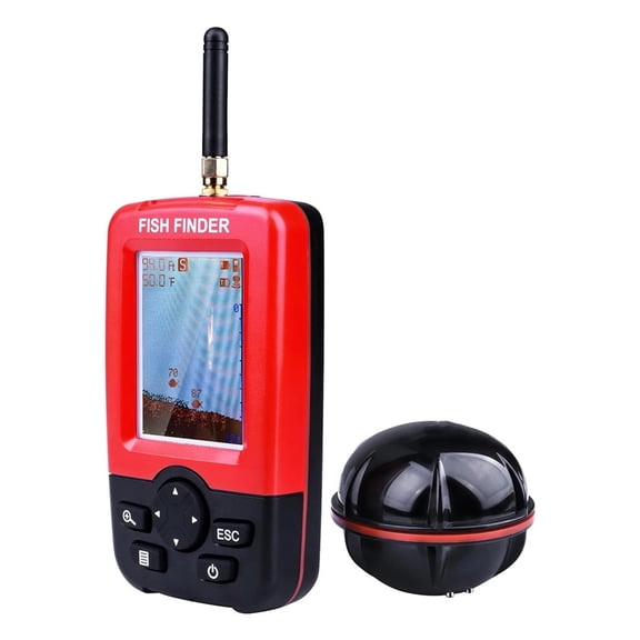 Wireless Sonar Fishing Alert Fish Finder Underwater Echo Sounder Fishing Detector Portable Fish Finder Waterproof Underwater Fish Finder