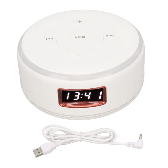 Wireless Speaker with Sleep Sound Machine & Adjustable Light Triple-Brightness Bluetooth Alarm Clock