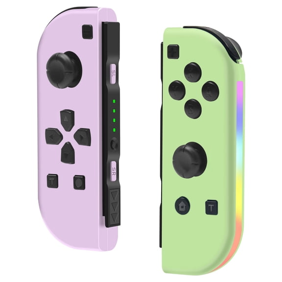 Wireless Split Gaming Controller, Bluetooth Gamepad with RGB Light & Motion & Vibration, Rechargeable Game Controller for Portable Gaming Device