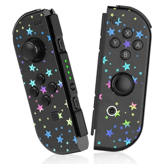 Wireless Split Gaming Controller, Bluetooth Gamepad with RGB Light & Motion & Vibration, Rechargeable Game Controller for Portable Gaming Device