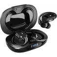 thumbnail image 1 of Wireless Sport Earbuds 80Hrs Playtime BT5.3 with LED Display Earhooks ENC Noise Cancelling Mic IPX7 Waterproof for Running Workout-Black, 1 of 8