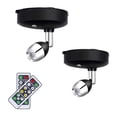 thumbnail image 1 of Wireless Spotlight Indoor,Battery Operated Accent Lights Art Lights For Paintings,LED Wall Light With Remote (2 Pack) ,Picture Lights for Wall, 1 of 6