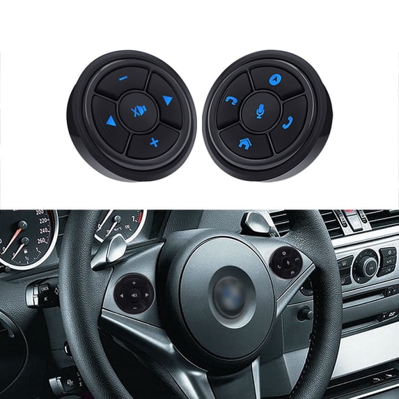 Universal Car Controller Wireless Steering Wheel Control Button Kit Universal Car Steering Wheel ...