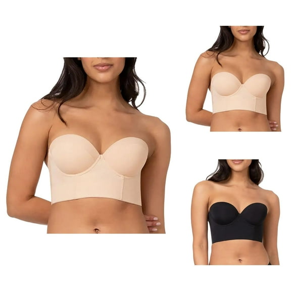 Wireless Strapless Bras for Women – Padded Bralette with Light Lining, Invisible Seamless Design, Comfortable Everyday Bras for Women for Teens or Yoga, Built In Support