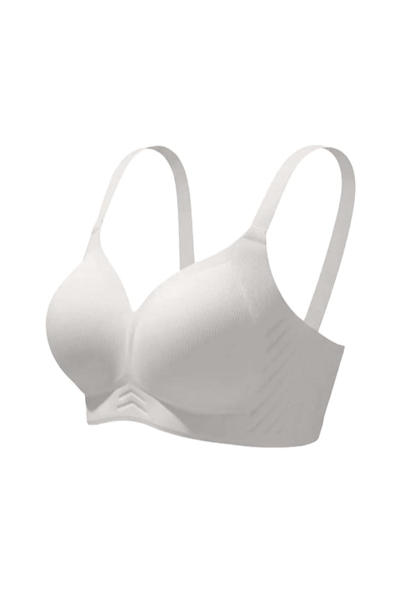 Wireless Support Jelly Bra for Women Push up Seamless Full Cup Supportive No Underwire T-Shirt Bra