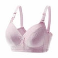 thumbnail image 1 of Wireless Support Soft Cup Bra Seamless Women's Breathable Adjustable Strap Lingerie Printed Padded Push up Bralettes, 1 of 6