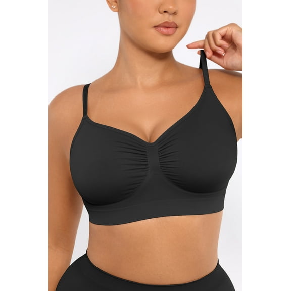 Wireless Supportive Shaping Bra with Adjustable Straps