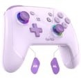 thumbnail image 1 of Wireless Switch 2 Pro Controller, Macro Controller for Nintendo Switch 2/1/Lite/OLED with Loop Macro, Home Wake Up, HD Rumble, Motion Control, Turbo, 800mAh, Purple, 1 of 6