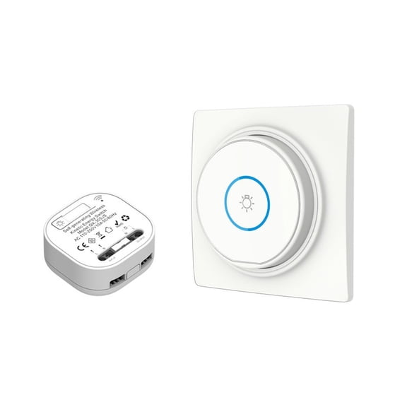 Wireless Switch 250 V Wireless Light Switch Without Battery Set Receiver 10 A