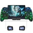 thumbnail image 1 of EUROA Switch Controller, Joy con Controller Replacement for Switch Pro Controller, Joy-cons for Nintendo Switch/OLED with Adjustable Turbo, 1 of 7