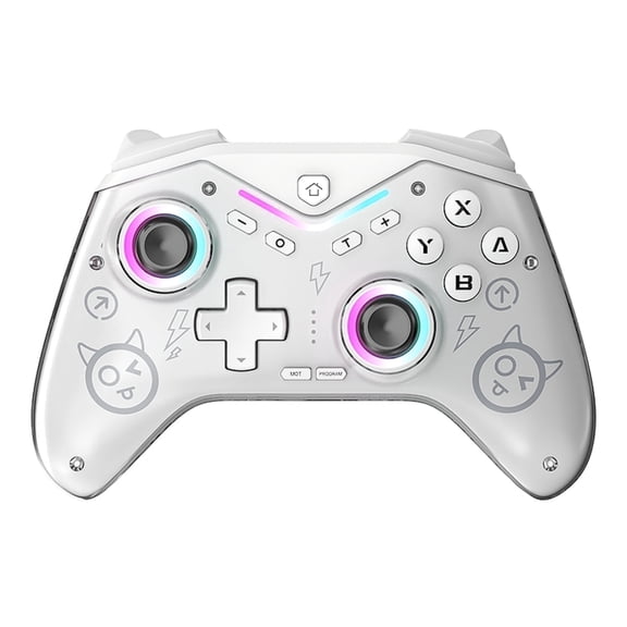 Wireless Switch Controller for N-Switch/Steam/IOS/Android,Switch Pro Controller with Hall Joysticks and Hall Triggers,Magnetic Surface Shell&Lightweight Mechanical Button Control