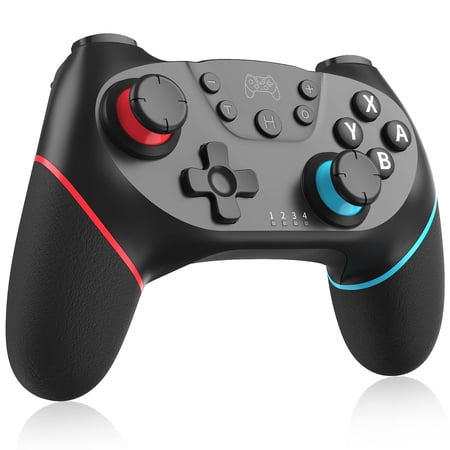 Wireless Switch Controller, Switch Pro Controller Compatible with Nintendo Switch/Lite/OLED, Switch Remote Gamepad with 6-Axis Gyro, Dual Motors, Wake-up and Turbo
